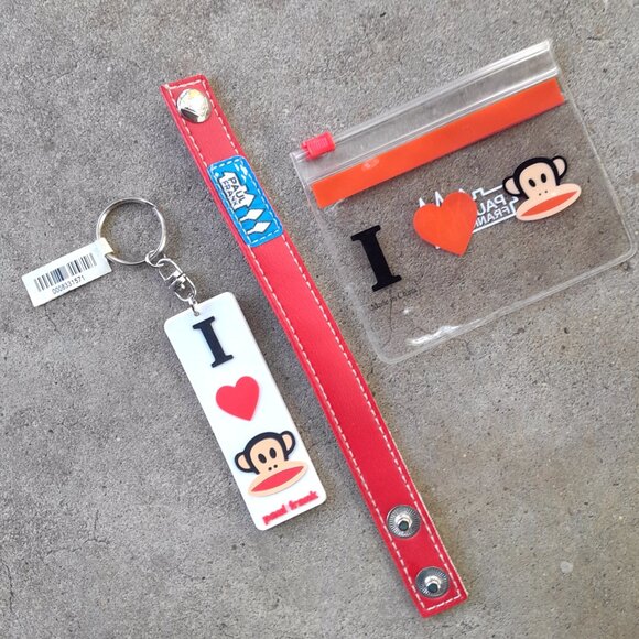 Y2k Paul Frank Julius The Monkey Bracelet Keychain Etc - Picture 1 of 2